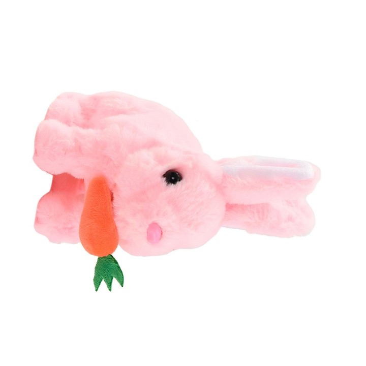 Robot Conejo Zanahoria Mascota Sonido Movimiento + Baterias