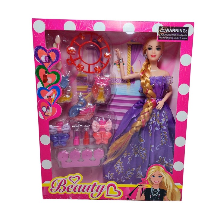 Muñeca Vestido Accesorios Belleza Reinado Juguete Niñas