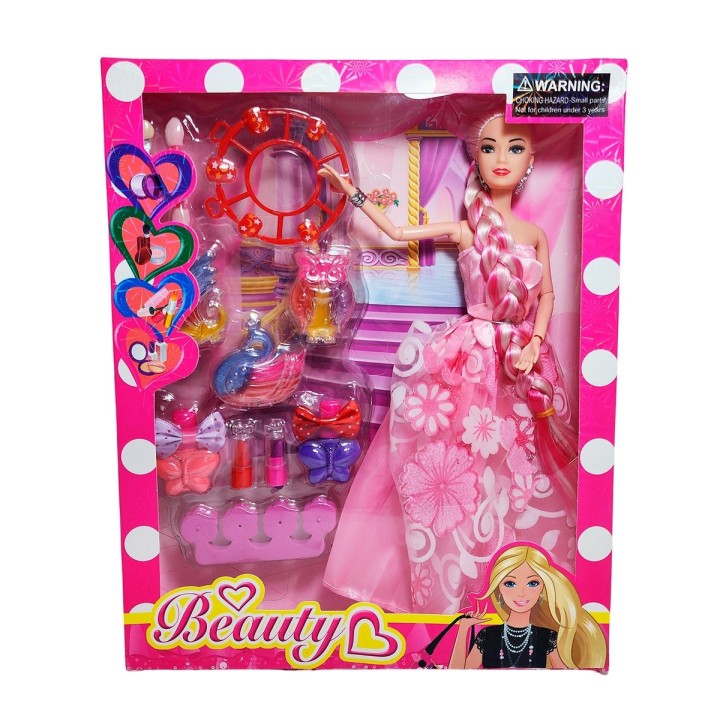 Muñeca Vestido Accesorios Belleza Reinado Juguete Niñas