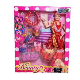 Muñeca Vestido Accesorios Belleza Reinado Juguete Niñas
