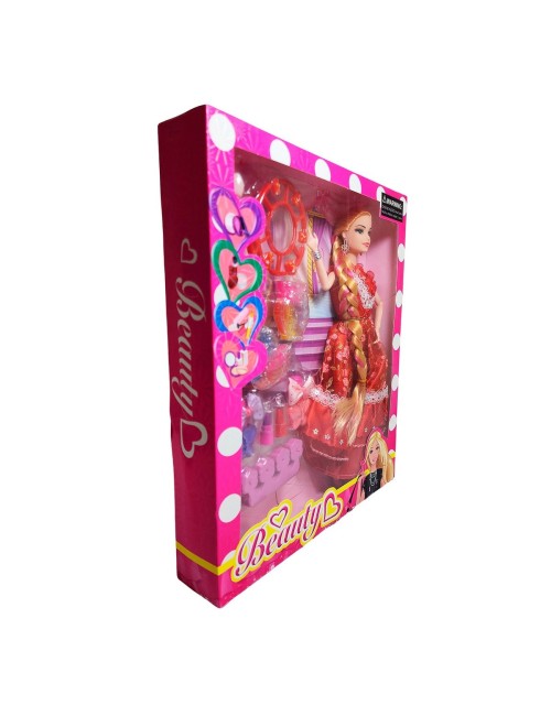 Muñeca Vestido Accesorios Belleza Reinado Juguete Niñas