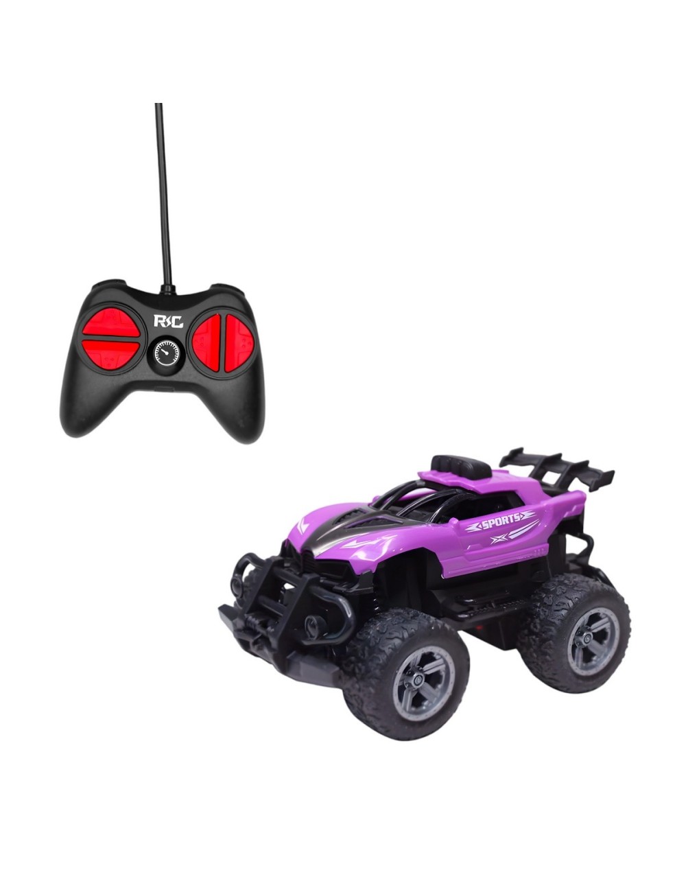 Carro Monster Sports Recargable Con Control Remoto