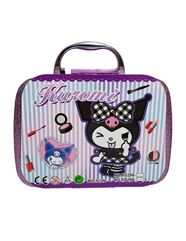 Maleta Kit Maquillaje Kuromi Kawai Niñas Juguete Esmaltes