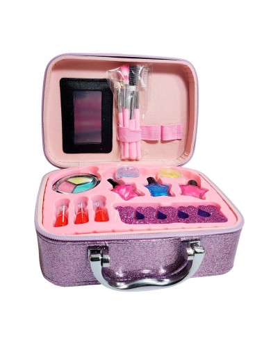 Maleta Kit Maquillaje Kuromi Kawai Niñas Juguete Esmaltes