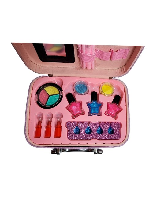 Maleta Kit Maquillaje Kuromi Kawai Niñas Juguete Esmaltes