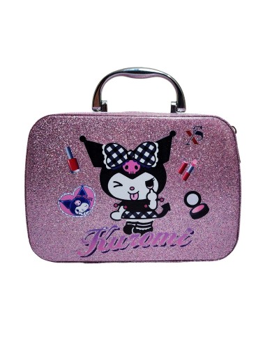 Maleta Kit Maquillaje Kuromi Kawai Niñas Juguete Esmaltes