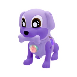 Perro Robot Luces Sonido Movimiento Juguete + Baterias