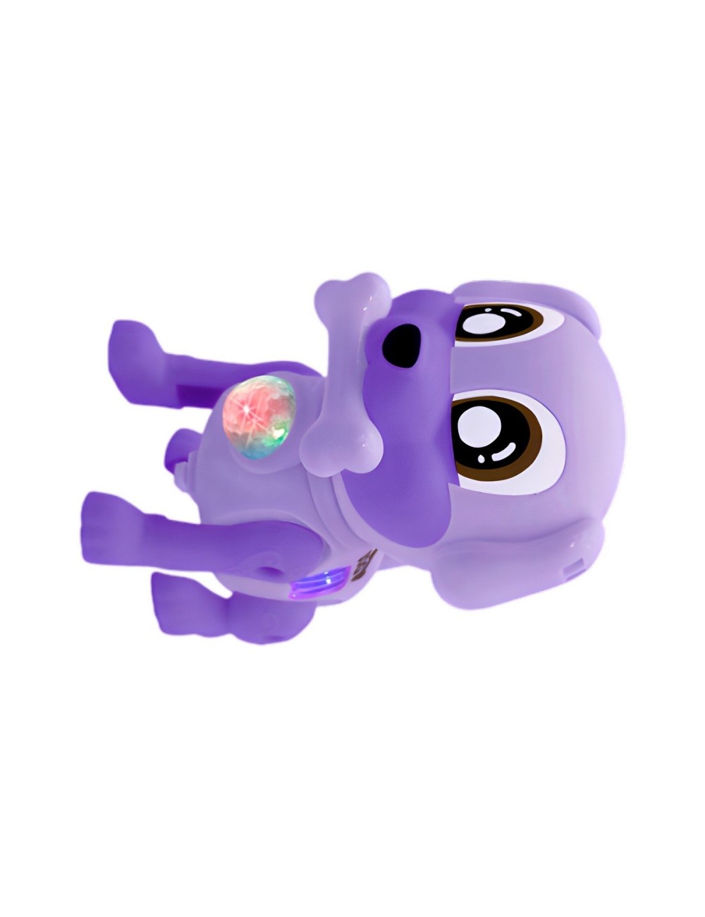 Perro Robot Luces Sonido Movimiento Juguete + Baterias