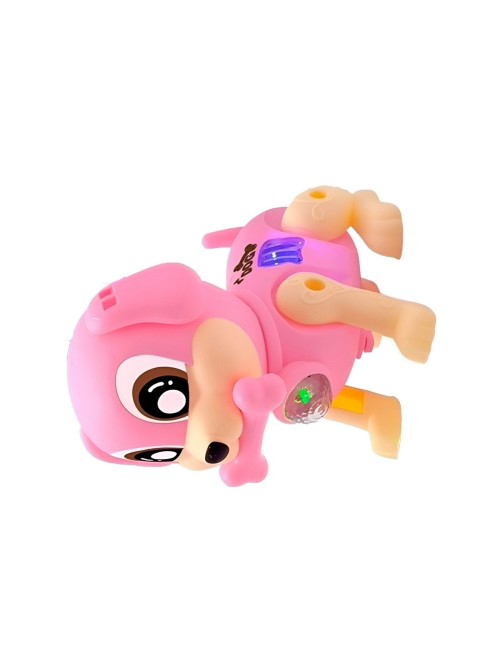 Perro Robot Luces Sonido Movimiento Juguete + Baterias