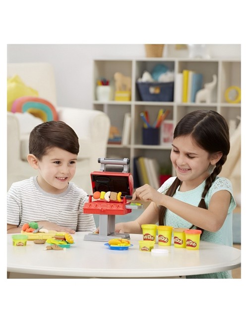 Set / Kit Comida Rápida Barbecue Bbq Plastilina Juguete