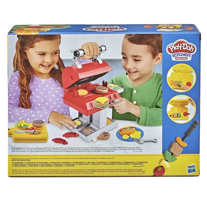Set / Kit Comida Rápida Barbecue Bbq Plastilina Juguete