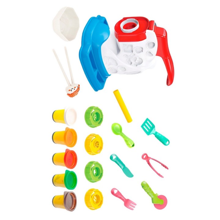 Set / Kit Comida Fabrica Utencilios Plastilina De Juguete
