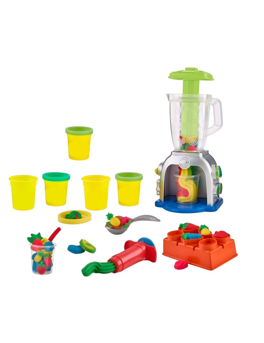 Set / Kit Comida Fabrica Frutas Plastilina De Juguete