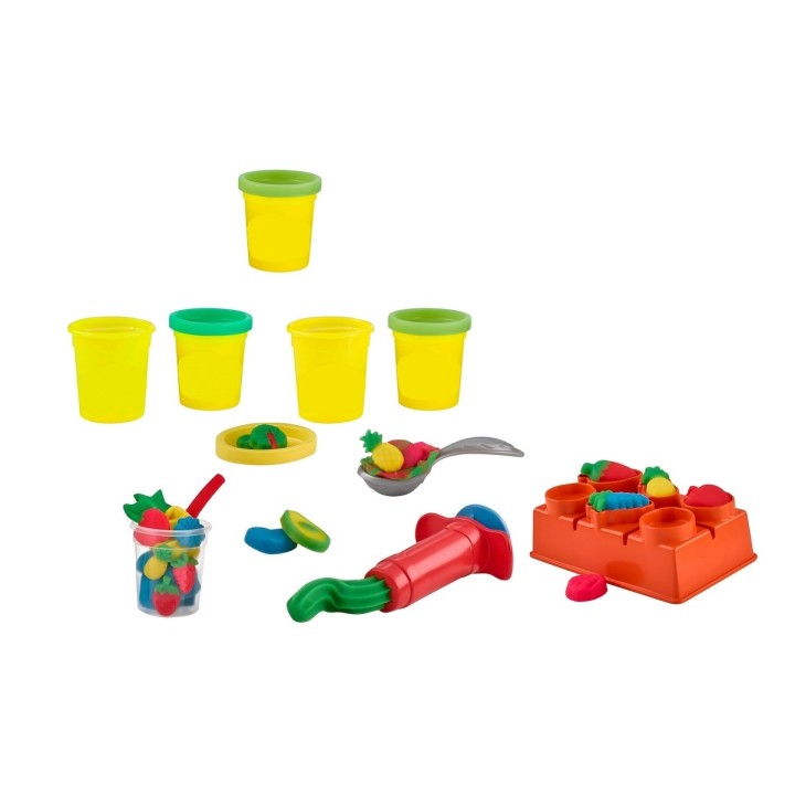 Set / Kit Comida Fabrica Frutas Plastilina De Juguete