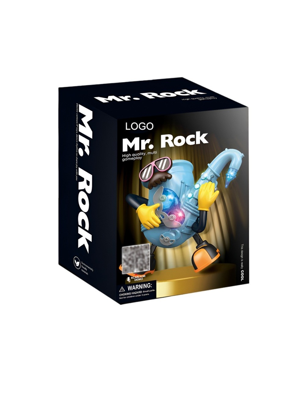 Robot De Juguete Sonido Movimiento Mr Rock Saxofon