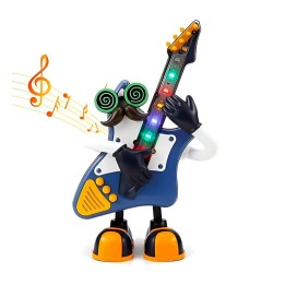 Robot De Juguete Sonido Movimiento Mr Rock Guitarra