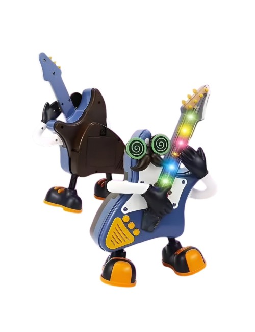Robot De Juguete Sonido Movimiento Mr Rock Guitarra