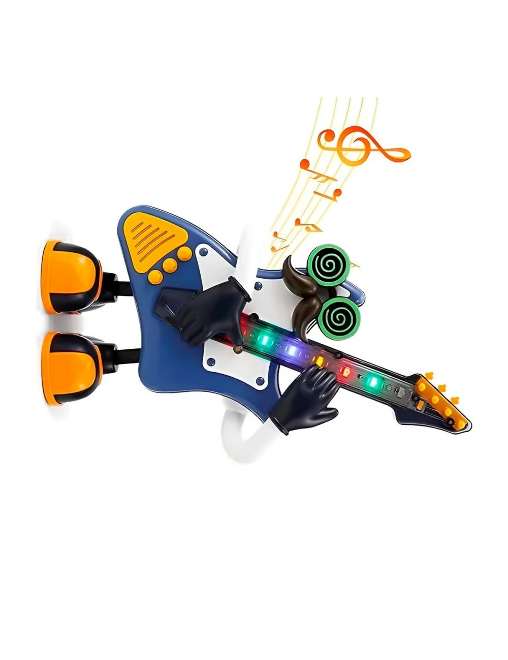 Robot De Juguete Sonido Movimiento Mr Rock Guitarra