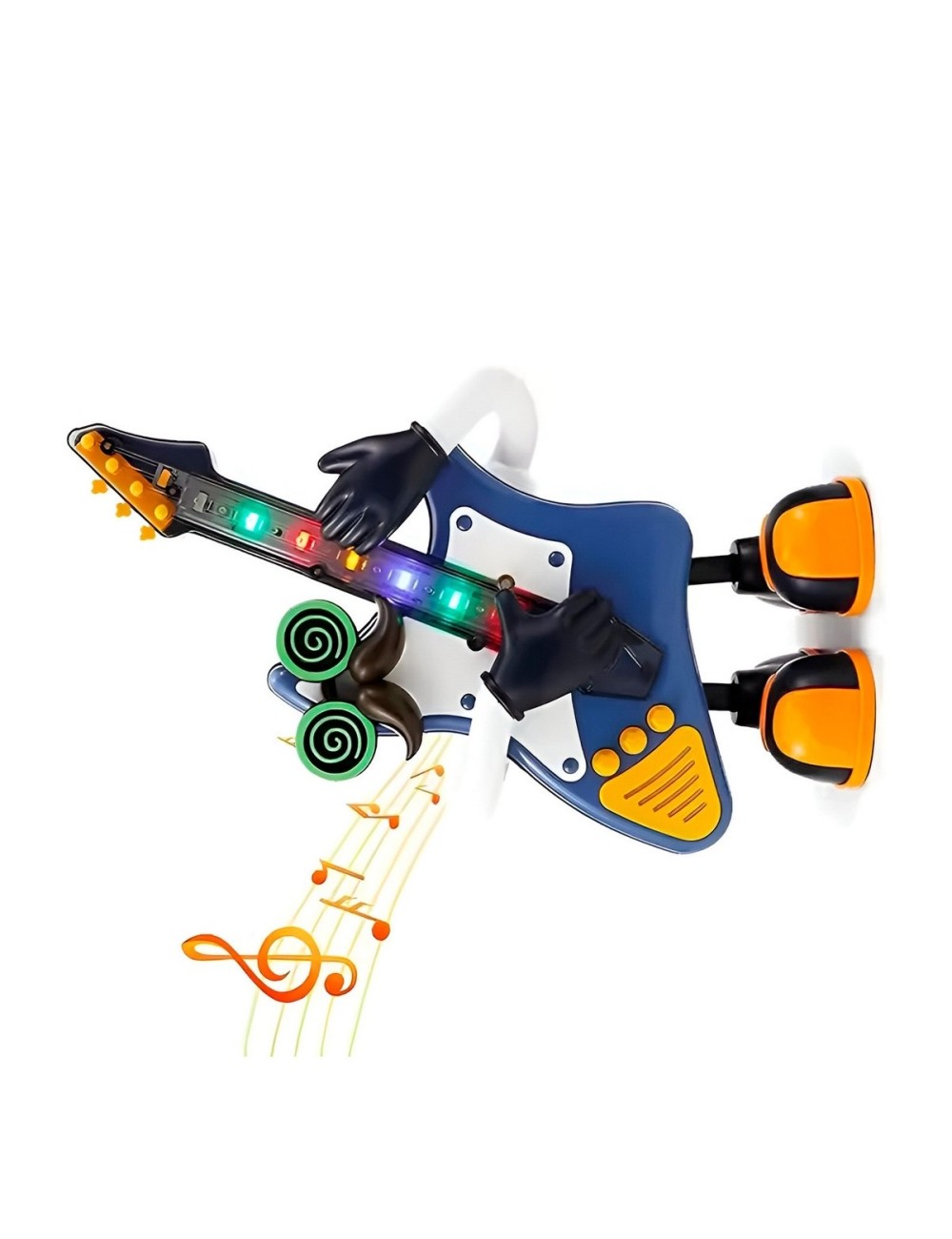 Robot De Juguete Sonido Movimiento Mr Rock Guitarra