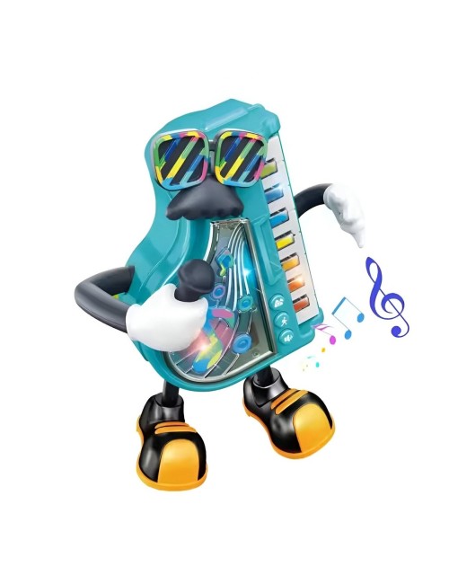 Robot De Juguete Sonido Movimiento Mr Nico Piano + Baterias