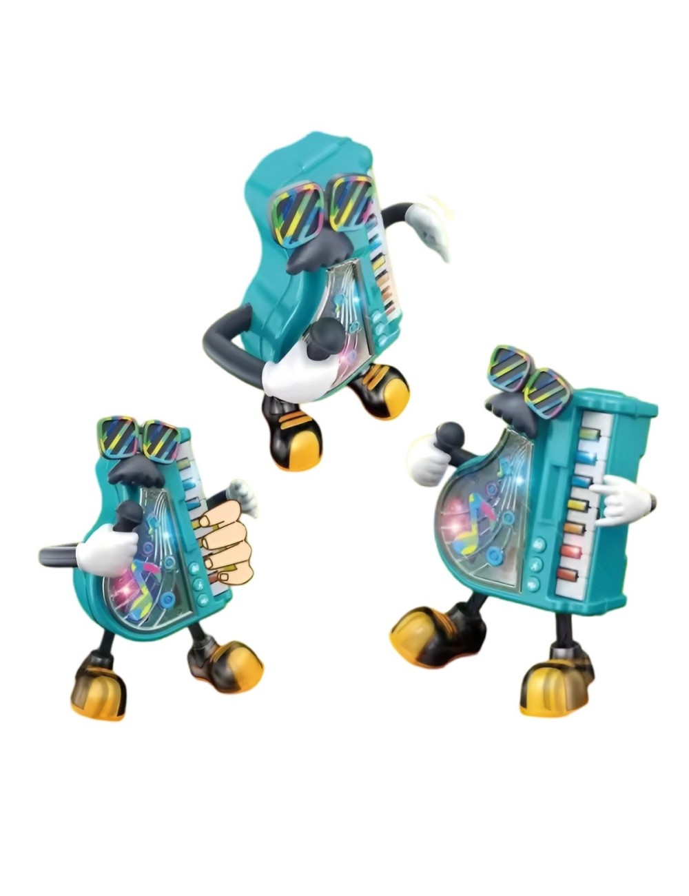 Robot De Juguete Sonido Movimiento Mr Nico Piano + Baterias