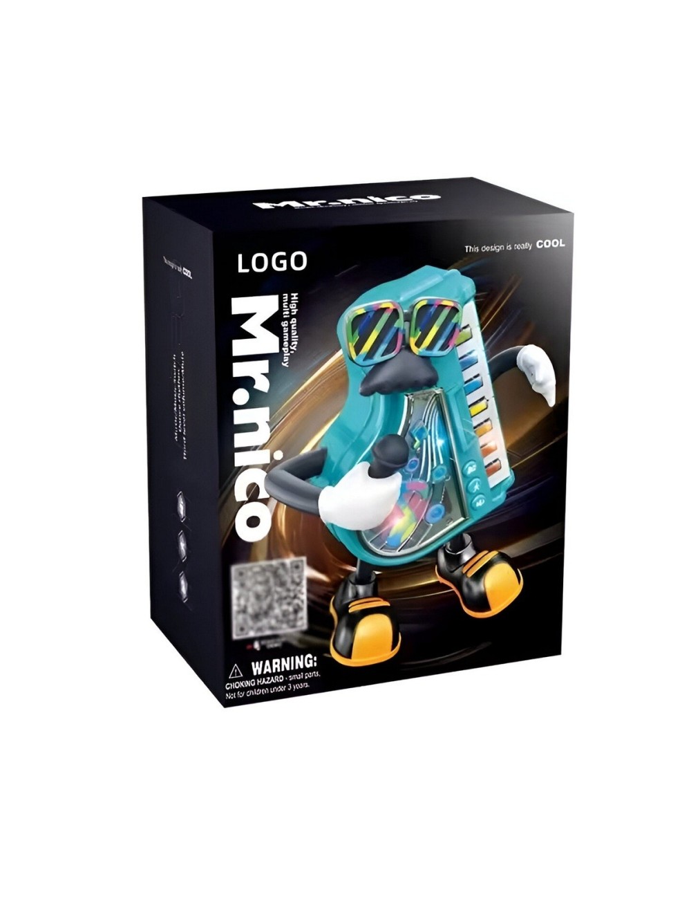 Robot De Juguete Sonido Movimiento Mr Nico Piano + Baterias