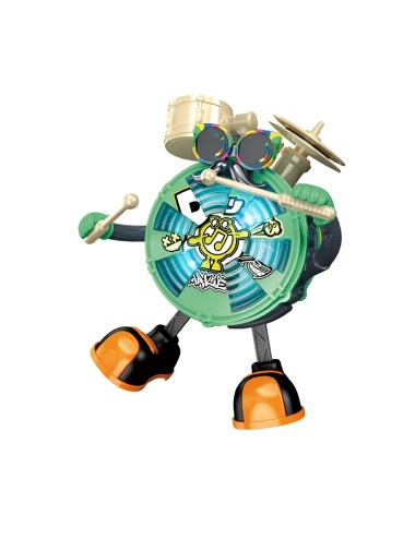 Robot De Juguete Sonido Movimiento Mr Jack Platos + Baterias