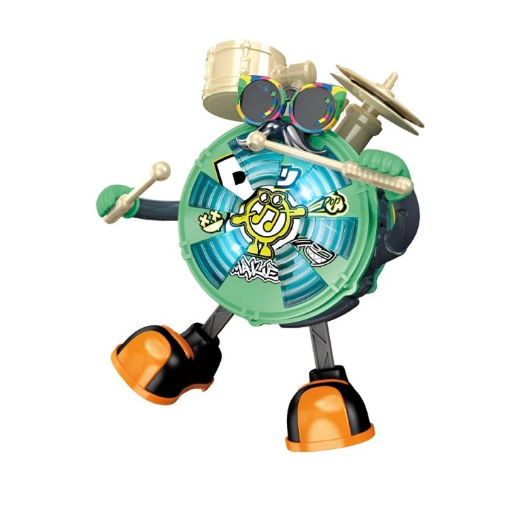 Robot De Juguete Sonido Movimiento Mr Jack Platos + Baterias