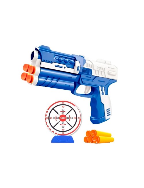 Pistola Dardo Nerf Power Tiro Al Blanco Interactivo Niños