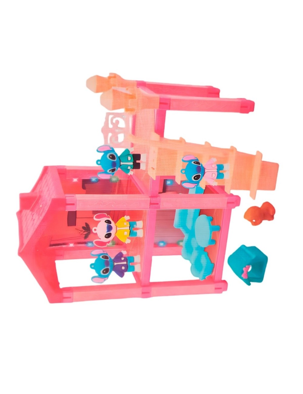 Casa Muñeca Mini Stitch Accesorios Interactiva Juguete Niñas