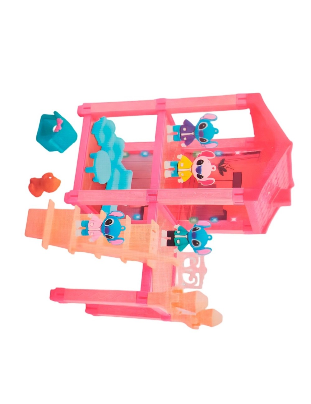 Casa Muñeca Mini Stitch Accesorios Interactiva Juguete Niñas