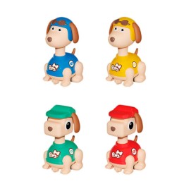 Carros De Perros De Cuerda Coleccion X 4 Unidades