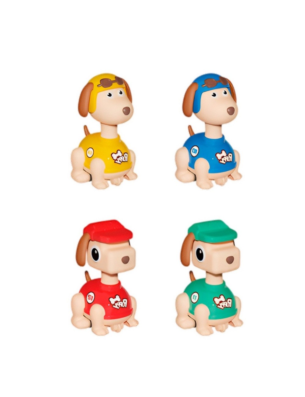 Carros De Perros De Cuerda Coleccion X 4 Unidades