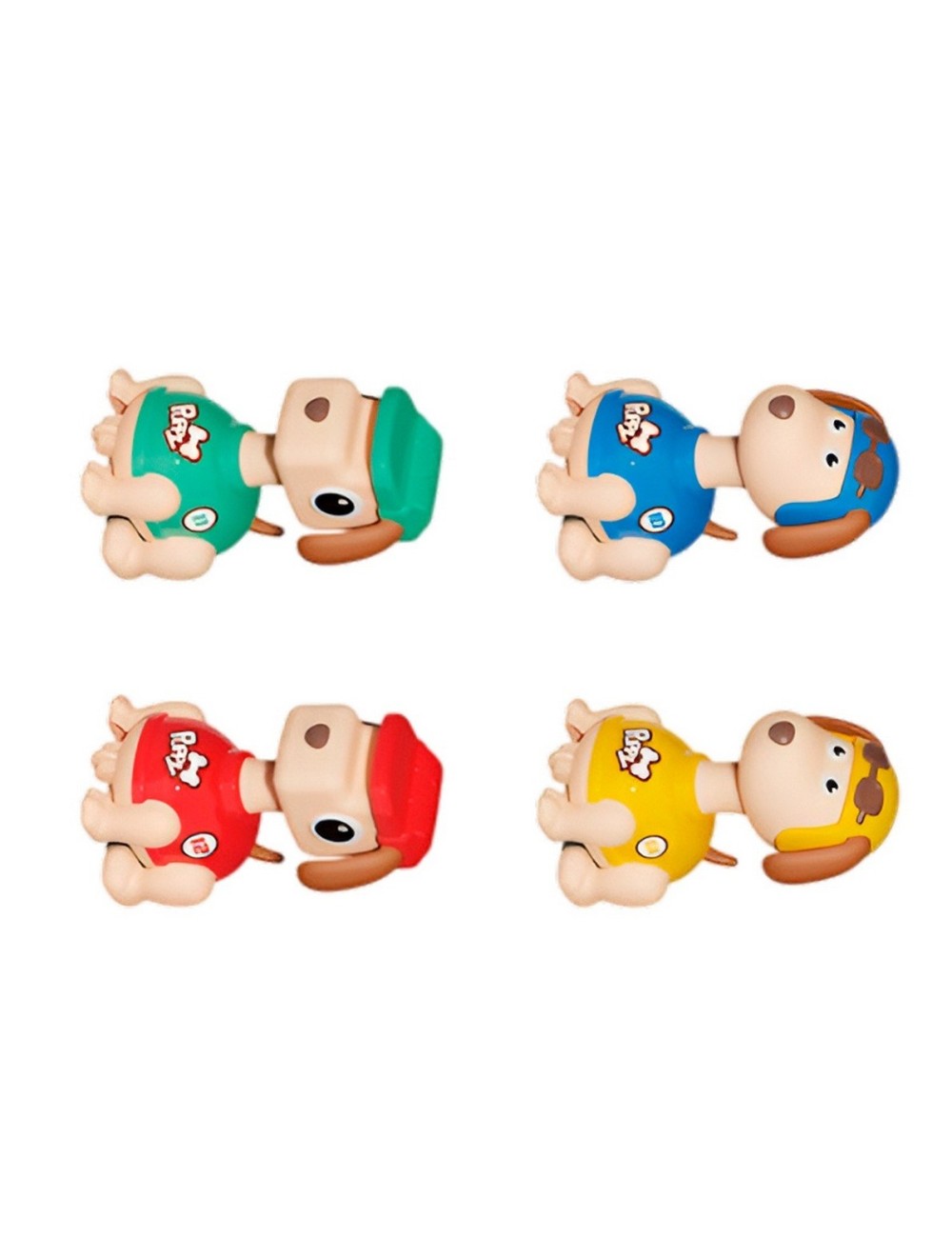 Carros De Perros De Cuerda Coleccion X 4 Unidades