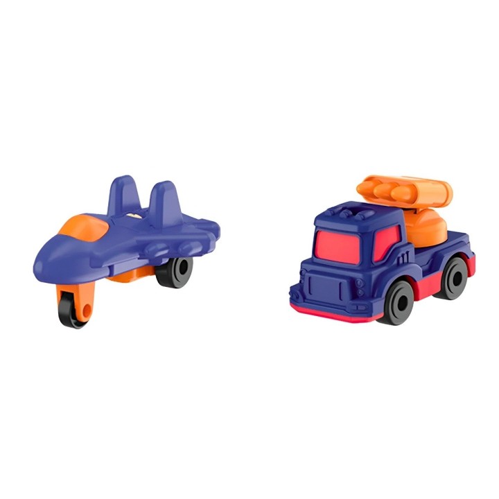 Carro Camion Tanque Avion Armable Juguete X 4 Unidades