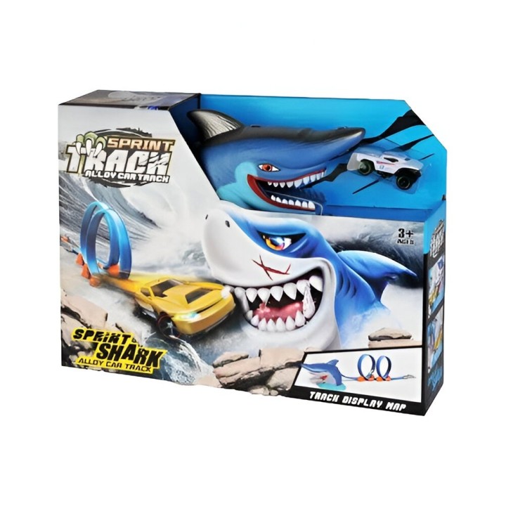 Pista Tiburon Monster 360 Grados Juguete Interactivo +carro