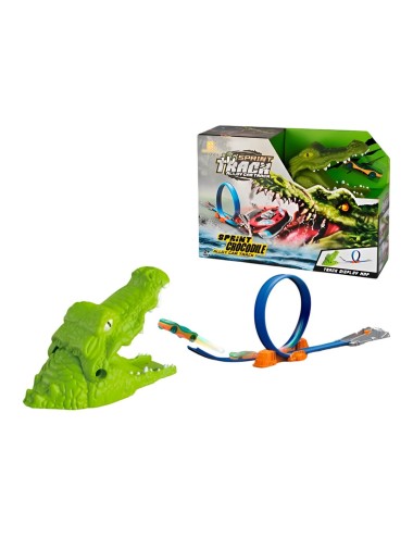 Pista Cocodrilo Monster 360 Grado Juguete Interactivo +carro