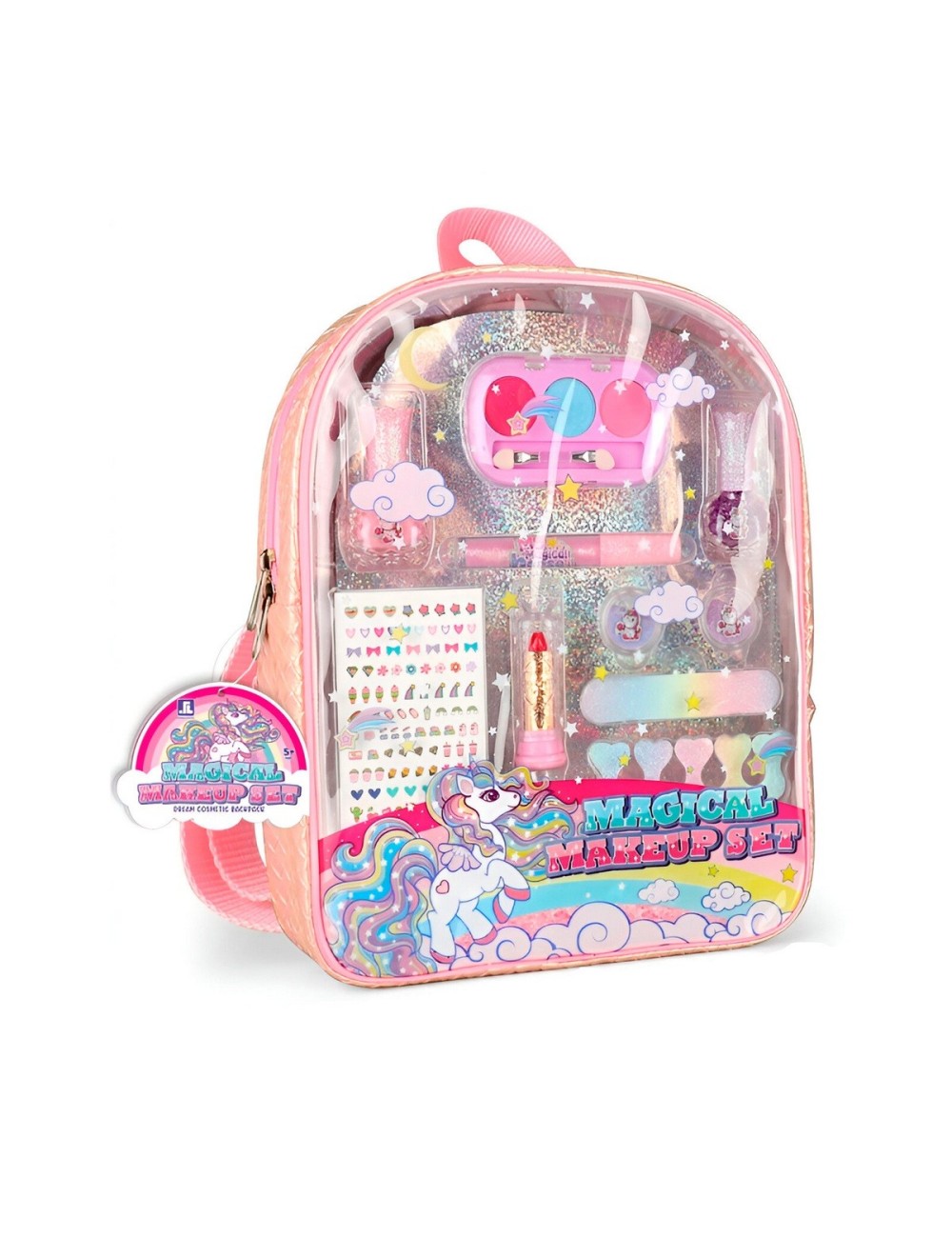Maleta Kit Unicornio Maquillaje Para Niñas Juguete Esmaltes