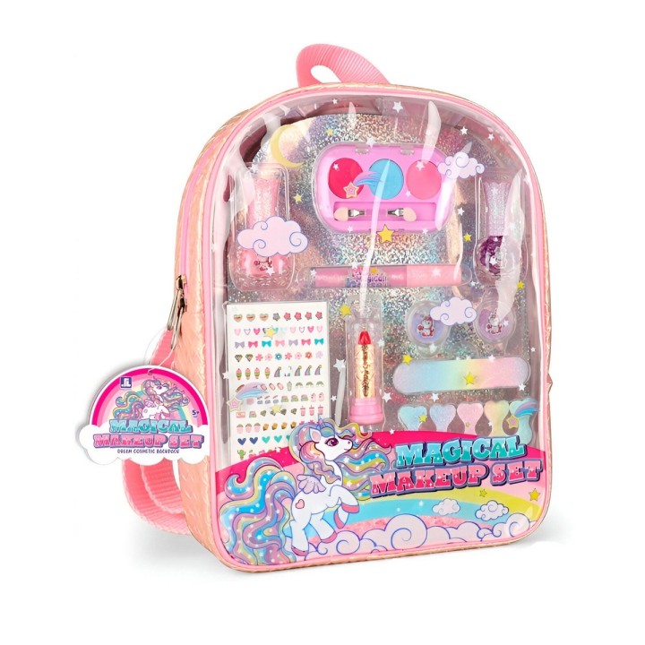 Maleta Kit Unicornio Maquillaje Para Niñas Juguete Esmaltes