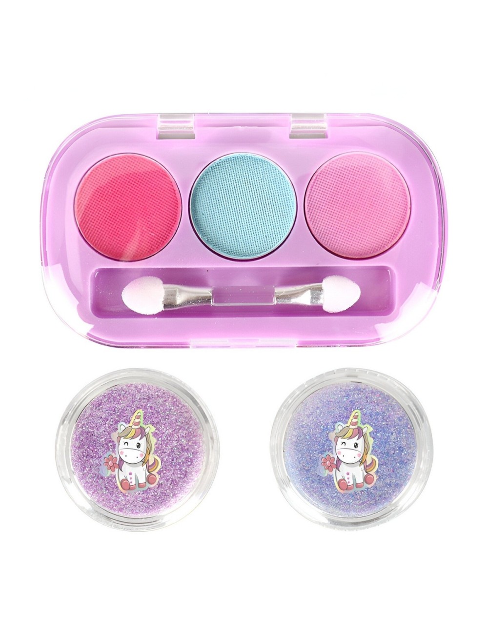 Maleta Kit Unicornio Maquillaje Para Niñas Juguete Esmaltes