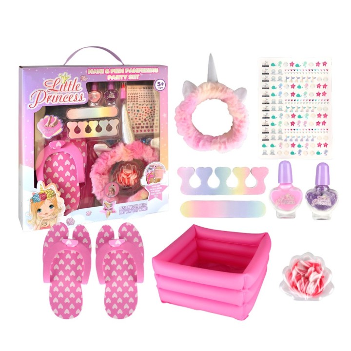 Maleta Kit Unicornio Manicure Para Niñas Juguete Esmaltes