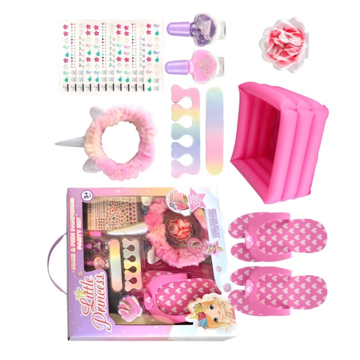 Maleta Kit Unicornio Manicure Para Niñas Juguete Esmaltes