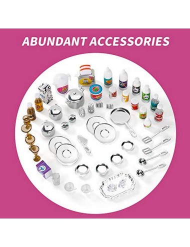 Cocina Muñecas Niñas Horno Luz Nevera Sonido 3 Modulos