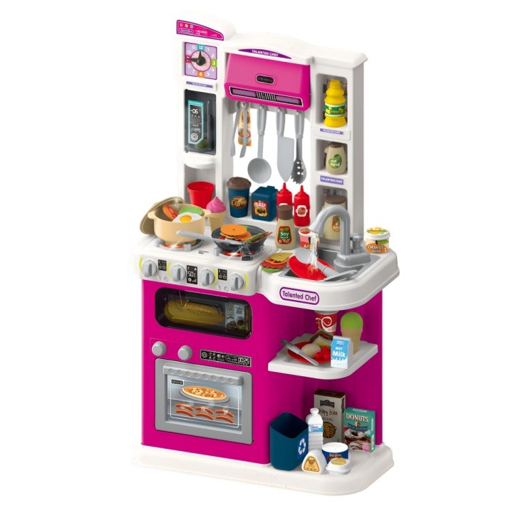 Cocina De Juguete Interactiva Didactica Niñas + Utencilios