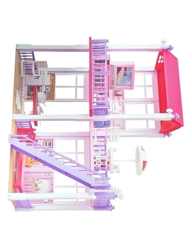 Casa Para Muñecas Con Muebles Interactiva Juguete Niñas