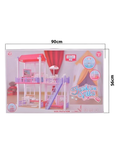 Casa Para Muñecas Con Muebles Interactiva Juguete Niñas