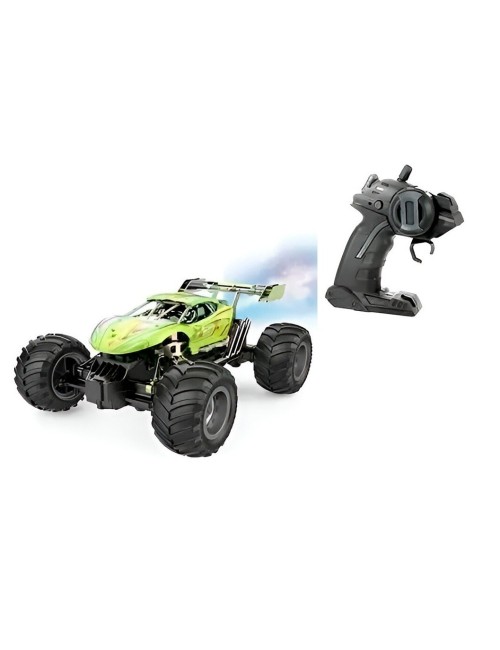 Carro Monster Recargable Tornasol Juguete + Control Remoto