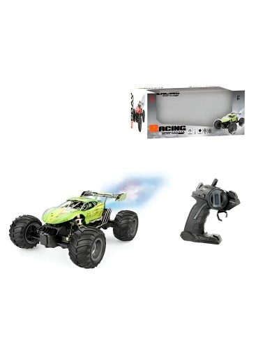 Carro Monster Recargable Tornasol Juguete + Control Remoto