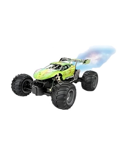 Carro Monster Recargable Tornasol Juguete + Control Remoto