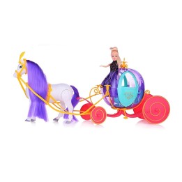 Carro Carruaje Muñeca Princesa Con Caballo Juguete Niñas